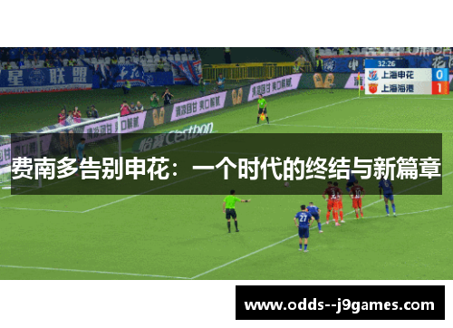 费南多告别申花：一个时代的终结与新篇章